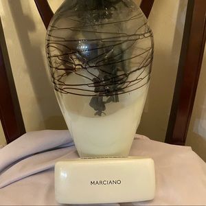 Marciano off white eyeglass case